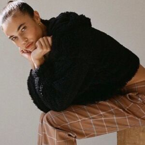 Urban Outfitters BDG Fuzzy Hooded Jacket